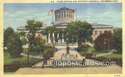 Columbus, Ohio, OH State Capital USA 1943 postal used 1943