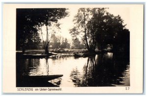 1956 Schlepzig in the Lower Spreewald Brandenburg Germany RPPC Photo Postcard