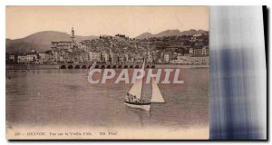 CARTE Postale Old Menton View of the Old City