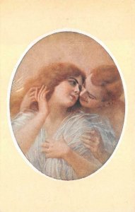 BEAUTIFUL WOMAN GLAMOUR ITALY ROMANCE RISQUE POSTCARD (c.1915)!!!!