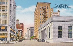 Looking West From United States Post Office Mills Street El Paso Texas