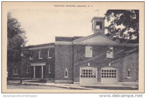 New York Manlius Municipal Building With Fire Station