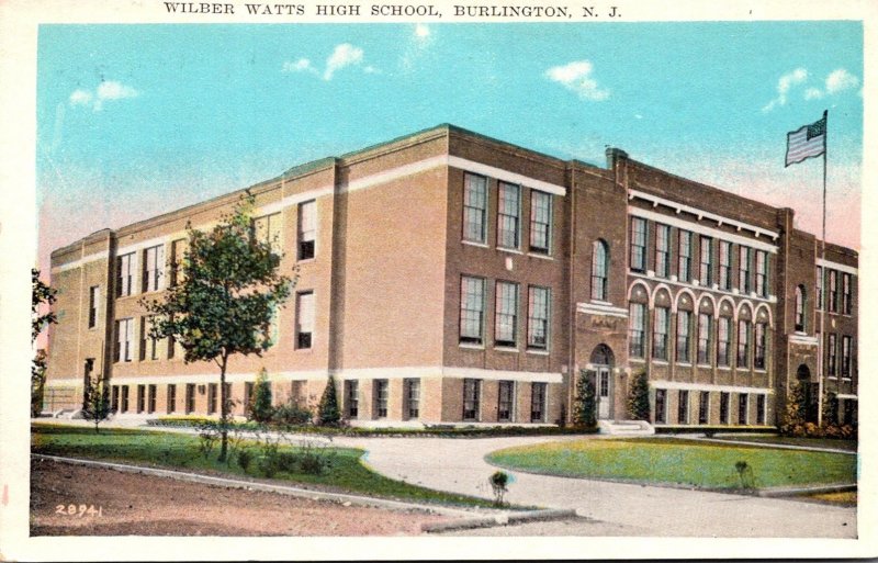 New Jersey Burlington Wilber Watts High School