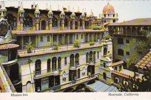 California Riverside Mission Inn Courtyard and Buttress Arcade