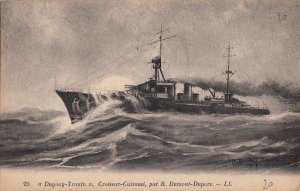 Postcard Ship Duguay Trouin