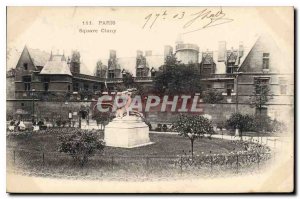 Postcard Old Paris Cluny Square