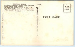 Postcard - Dunvegan Castle at famous Woodleigh Replicas - Kensington, Canada