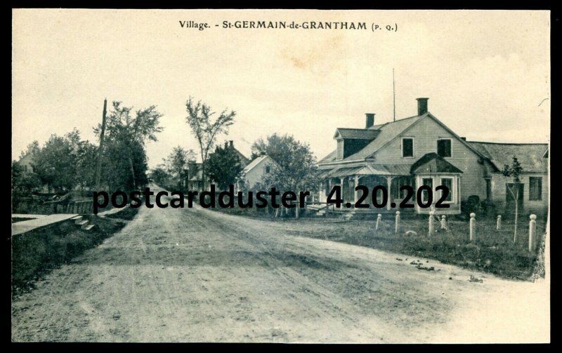 202 - ST. GERMAIN DE GRANTHAM Quebec 1910s Village Road View