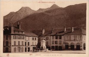 CPA LARUNS - La Place et le Pic du Ger (450315)