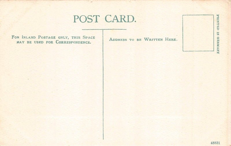 A032 England Winchester Cathedral West front vintage postcard