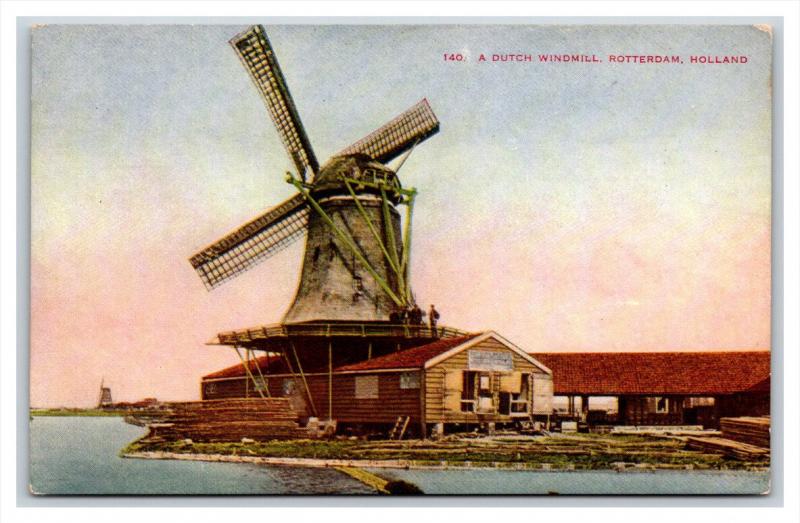 Holland Rotterdam  Dutch Windmill