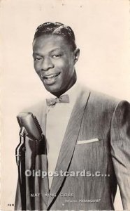 Nat King Cole Black Entertainer Unused staple hole top and bottom edge, corne...