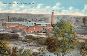 Union City Pennsylvania Chair Factory Birdseye View Antique Postcard K51497