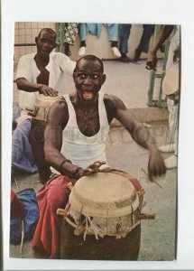 470826 Africa Senegal Tam tam player musicians Old photo postcard