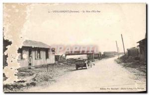 Old Postcard Guillemont Le Rue D & # 39en Netherlands