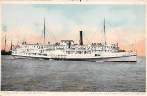 City Of Bangor River Steamship Ferry Boat Ship 