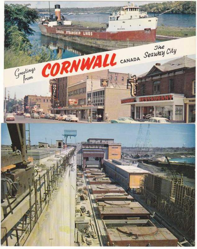 (2 cards) Greetings from Cornwall ON, Ontario, Canada