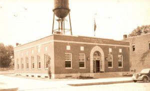 Vintage Postcard Real Photo United States Post Office Building Osceola Iowa RPPC