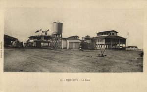 djibouti, DJIBOUTI, La Gare, Railway Station (1920s) Postcard