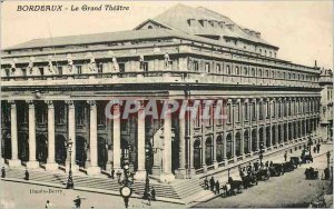 Postcard Old Bordeaux Grand Theater
