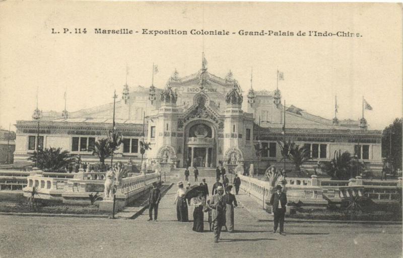 CPA MARSEILLE EXPO 114 Grand-Palais de l'Indo-Chine (132221)