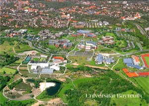 Germany, UNIVERSITY OF BAYREUTH Campus Aerial View/Botanical Garden 4X6 Postcard