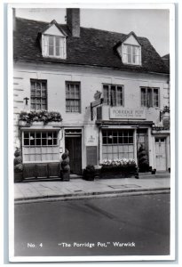 Warwick Warwickshire England Postcard The Porridge Pot No.4 c1940's RPPC Photo