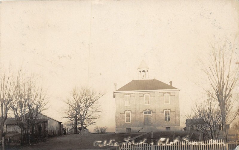 H97/ Pilot Grove Missouri RPPC Postcard c1910 Public School Building 92