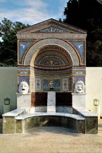 California Malibu The J Paul Getty Museum Mosaic Fountain