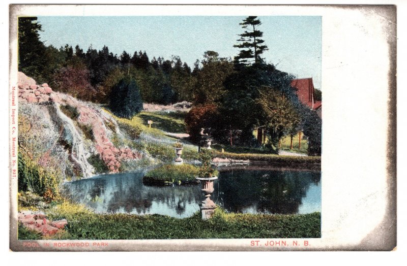 Pool in Rockwood Park, St John, New Brunswick