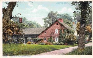 Old Day House West Springfield Massachusetts 1910c Phostint postcard