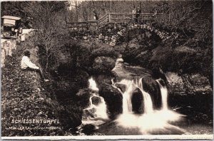 Luxembourg Müllerthal Schiessentümpel Vintage Postcard C203