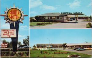 Garden of Gulf Court & Motel Summerside PEI Prince Edward Island Postcard E21