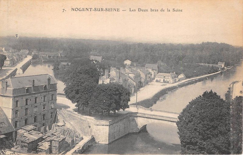 US83 France Nogent sur Seine les Deux bras de la Seine