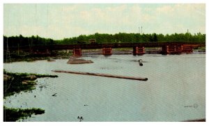 New York  Tupper  Lake , bridge over Jenkin's Brook , Litchfield Park