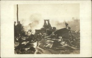 Weston VT Fire Written on Back 1913 Real Photo Postcard #1