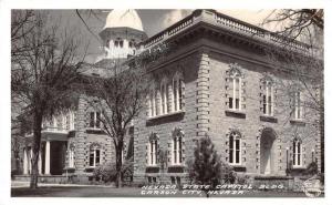 Carson City Nevada view of State Capitol Building real photo pc Z42493