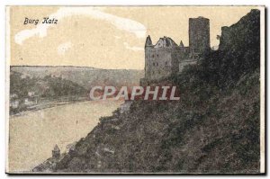 Postcard Old Burg Katz