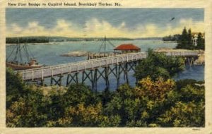 Foot Bridge in Boothbay Harbor, Maine