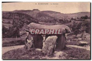 Postcard Old Megalith Dolmen St Nectaire