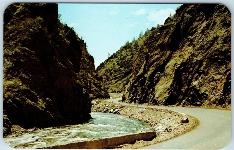 1952 Loveland, Colo. Narrows Big Thompson Canon Canyon US Hwy 34 Estes Park A222