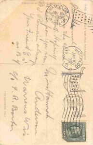 First Baptist Church Waterloo Iowa 1910 postcard