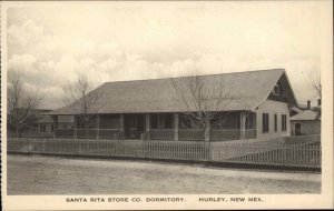 Hurley New Mexico NM Santa Rita Store Co Dormitory Vintage Postcard