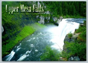 Upper Mesa Falls    Idaho   Postcard