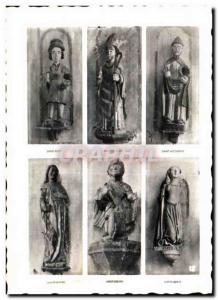 Postcard Modern Plouha kermaria year chapel lsquit linterieur statues saintds