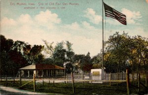 Iowa Des Moines Site Of Old Fort Des Moines