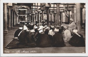 Egypt Cairo The Mosque Azhar Vintage RPPC C093