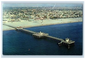 Vintage The Belmont Pier Long Beach, California. Postcard P71E