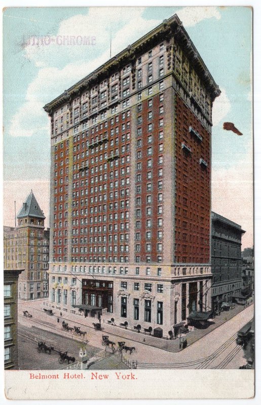 Belmont Hotel, New York