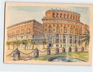Postcard Albergo Palazzo Ambasciatori, Rome, Italy